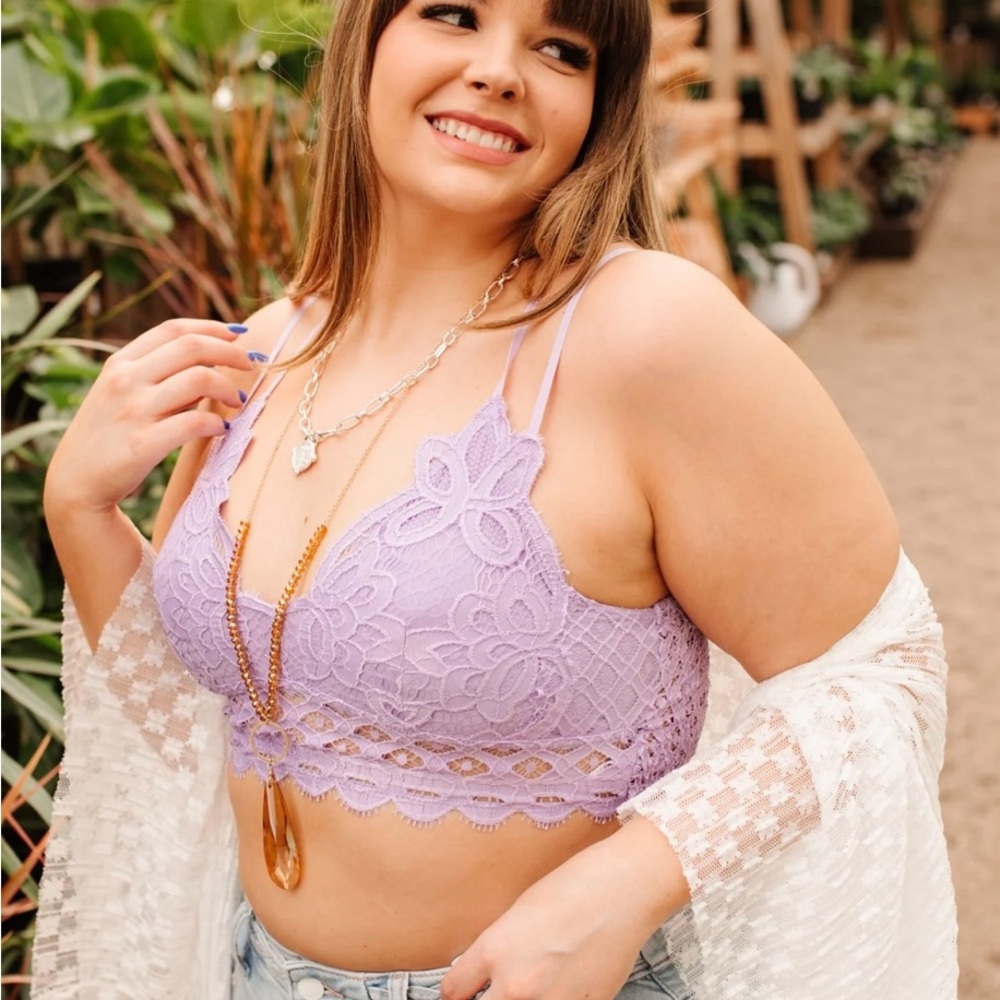 Lavender Lace Bralette - Picture 6 of 11